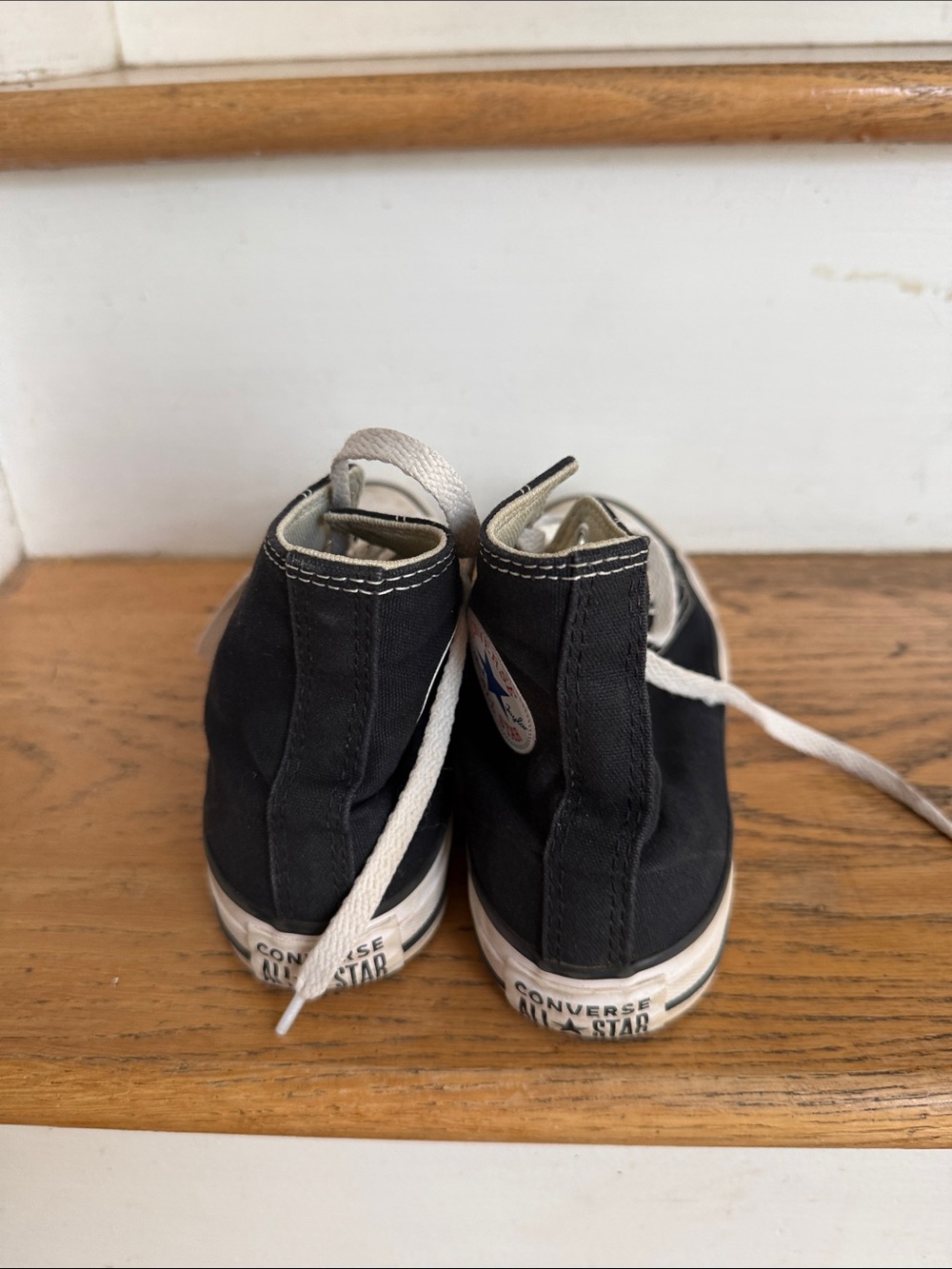 Converse Kids Black and White High-Top Sneakers
